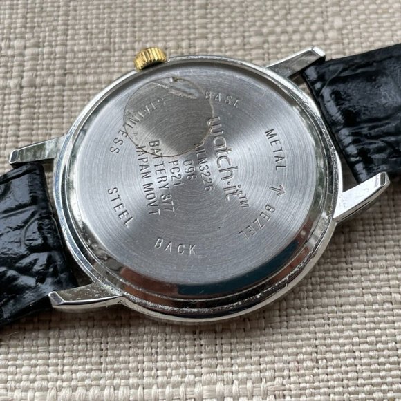 Watch.it Men Wristwatch Genuine Diamonds Quartz Analog Watch - Picture 7 of 11